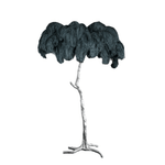 Ostrich Feather Floor Lamp