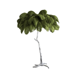 Ostrich Feather Floor Lamp