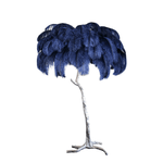 Ostrich Feather Floor Lamp
