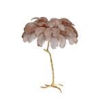 Ostrich Feather Floor Lamp