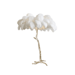 Ostrich Feather Floor Lamp