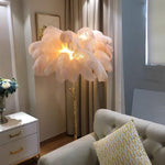 ostrich-feather-floor-light