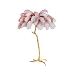 ostrich-feather-floor-light