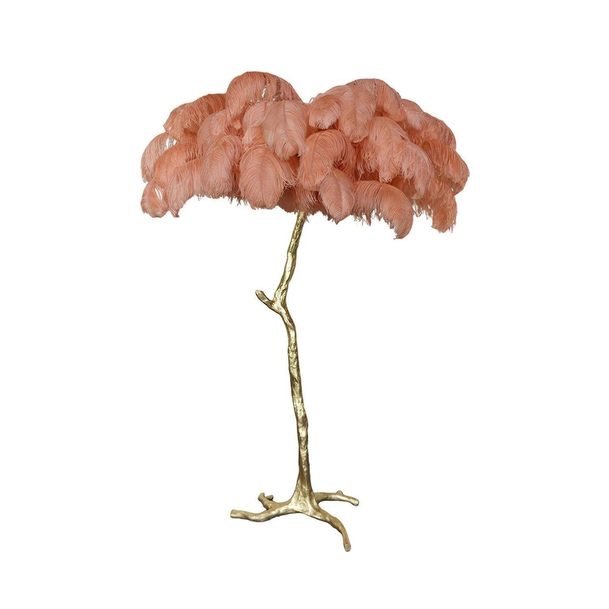 ostrich-feather-floor-light