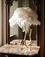 ostrich-feather-table-lamp