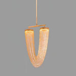 Otero Sculptural Copper Pendant Light with Integrated LED