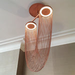 Otero Sculptural Copper Pendant Light with Integrated LED