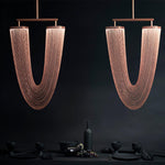 Otero Sculptural Copper Pendant Light with Integrated LED