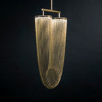 Otero Sculptural Copper Pendant Light with Integrated LED