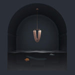 Otero Sculptural Copper Pendant Light with Integrated LED