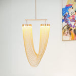 Otero Sculptural Copper Pendant Light with Integrated LED
