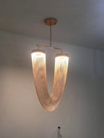 Otero Sculptural Copper Pendant Light with Integrated LED