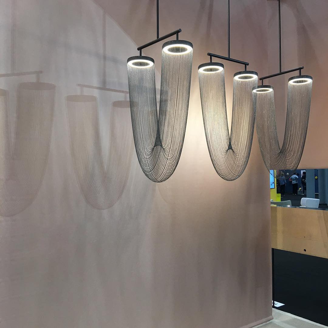 Otero Sculptural Copper Pendant Light with Integrated LED