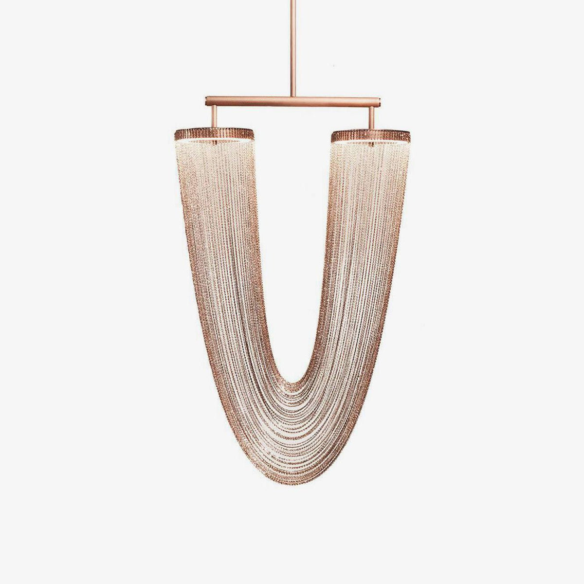 Otero Sculptural Copper Pendant Light with Integrated LED