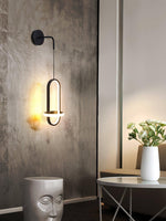 Oval Brass Wall Light