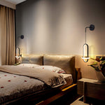 Oval Brass Wall Light