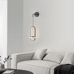 Oval Brass Wall Light