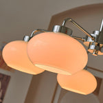 Oval Persimmon Chandelier