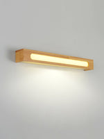 Oval Wooden Wall Light