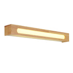 Oval Wooden Wall Light