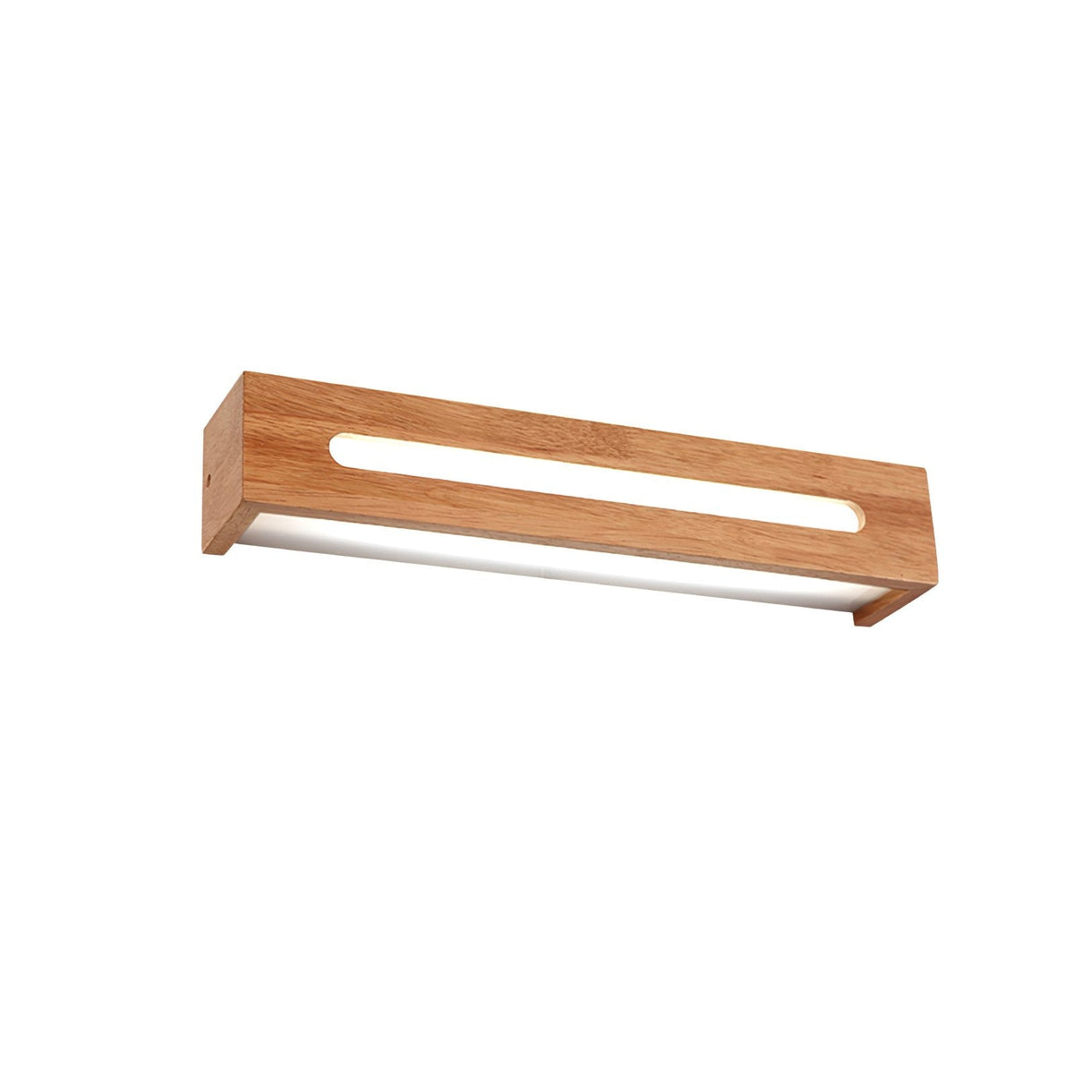 Oval Wooden Wall Light