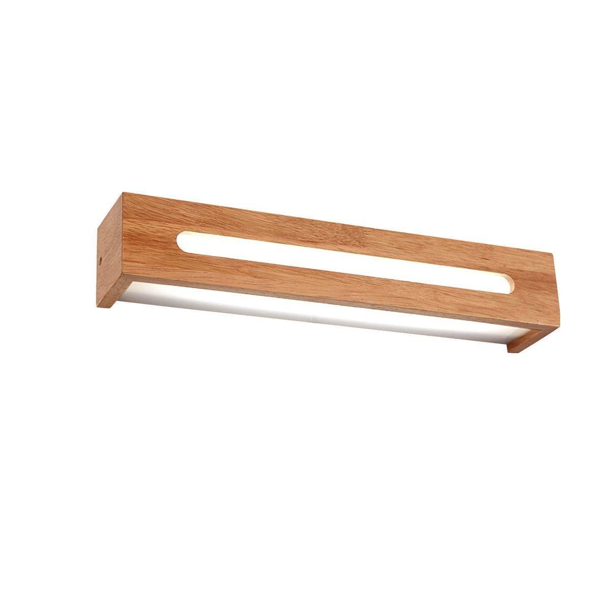 Oval Wooden Wall Light