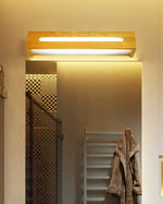 Oval Wooden Wall Light