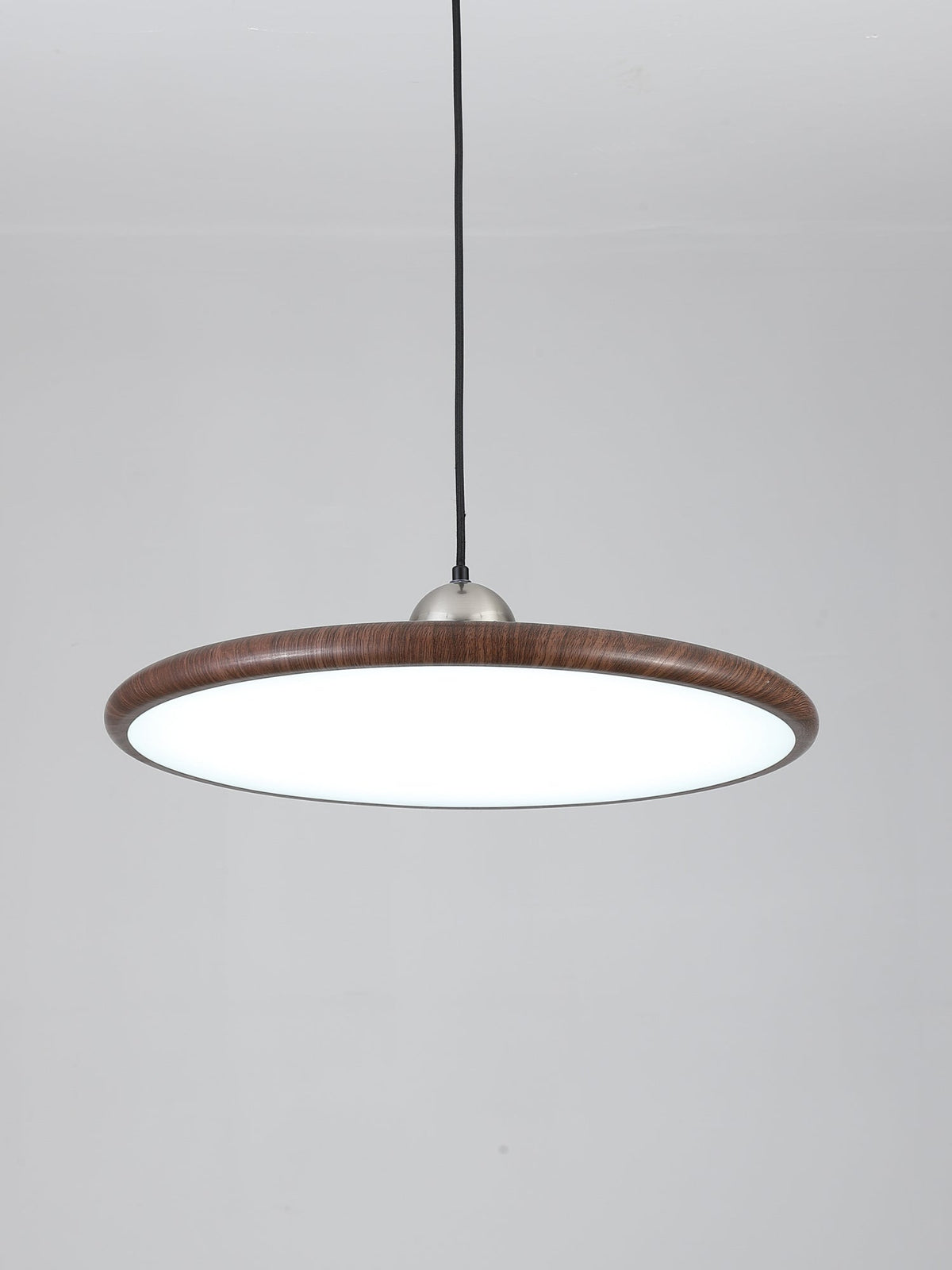 Ovalo Grain Pendant Light – Modern Wood Finish LED Hanging Lamp
