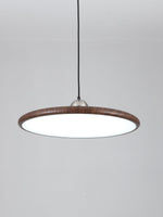Ovalo Grain Pendant Light – Modern Wood Finish LED Hanging Lamp