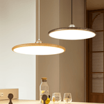 Ovalo Grain Pendant Light – Modern Wood Finish LED Hanging Lamp