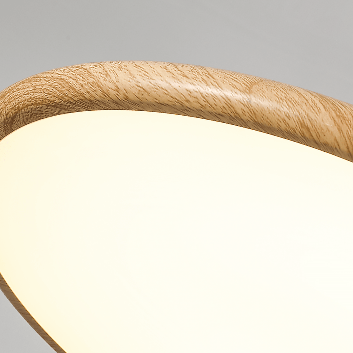 Ovalo Grain Pendant Light – Modern Wood Finish LED Hanging Lamp