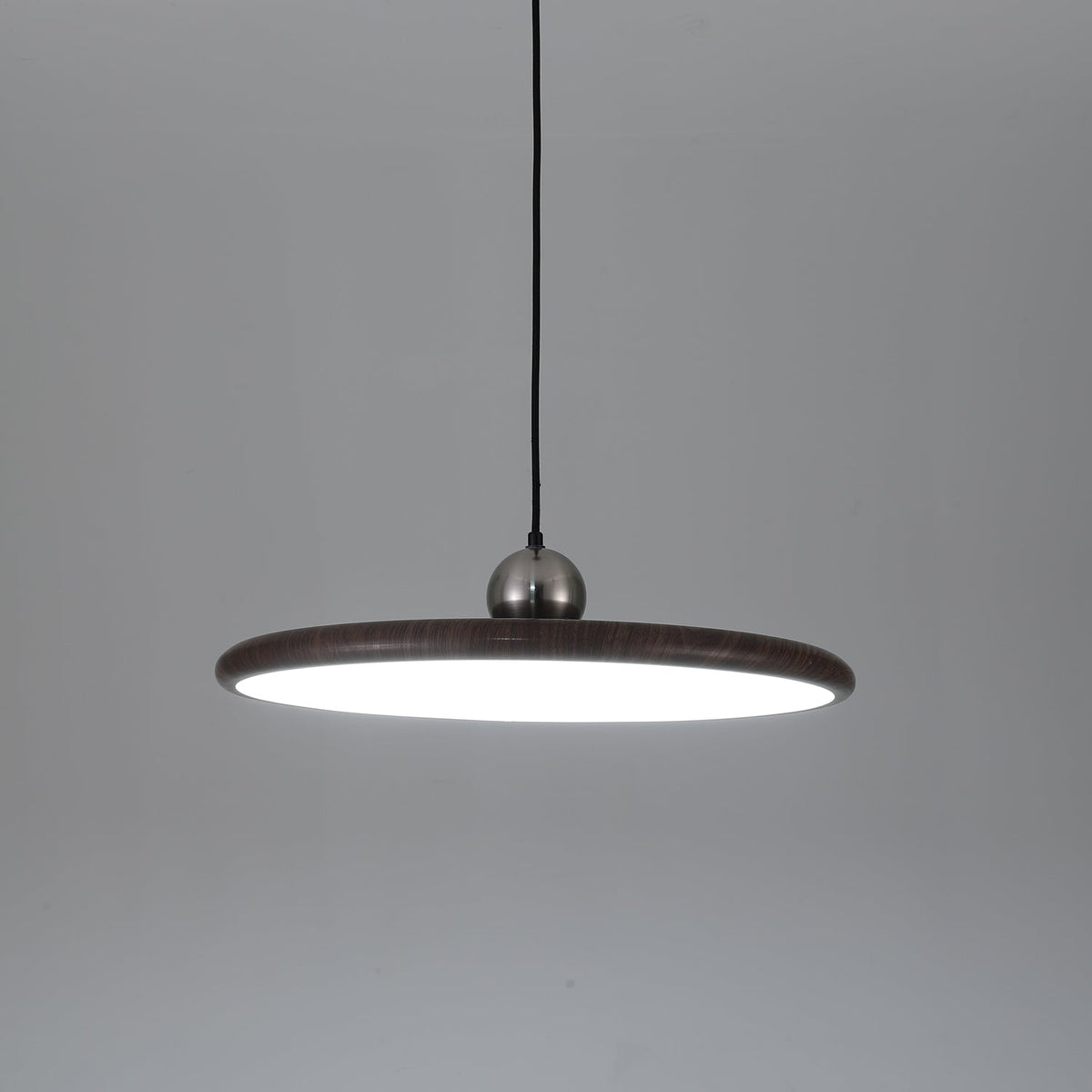 Ovalo Grain Pendant Light – Modern Wood Finish LED Hanging Lamp