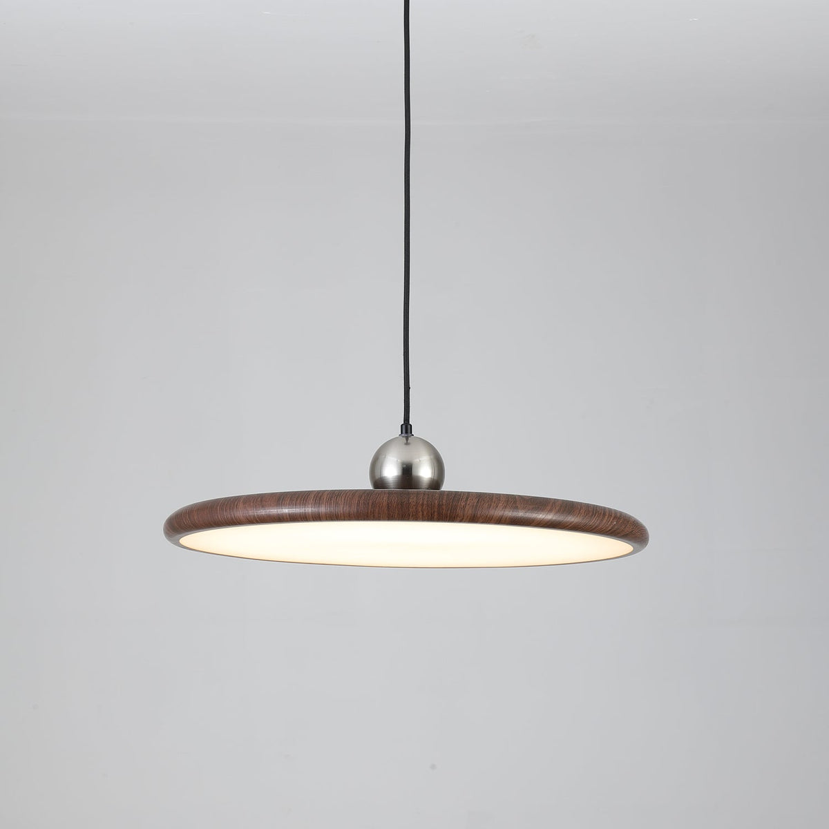 Ovalo Grain Pendant Light – Modern Wood Finish LED Hanging Lamp