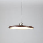 Ovalo Grain Pendant Light – Modern Wood Finish LED Hanging Lamp