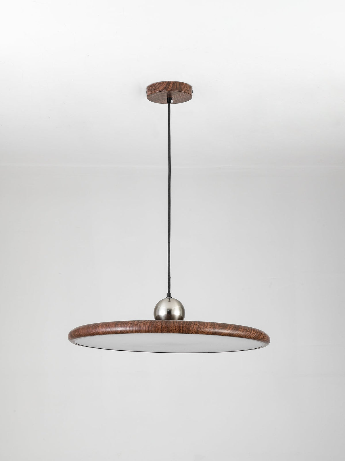 Ovalo Grain Pendant Light – Modern Wood Finish LED Hanging Lamp