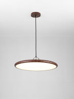 Ovalo Grain Pendant Light – Modern Wood Finish LED Hanging Lamp