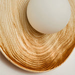Ovalo Ceramic Wall Sconce – Handcrafted Modern Lighting for Bedroom & Living Room