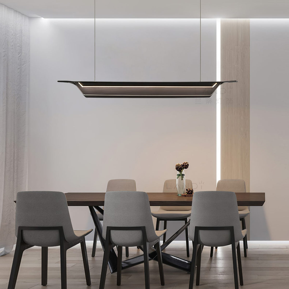 Owalo LED Linear Suspension