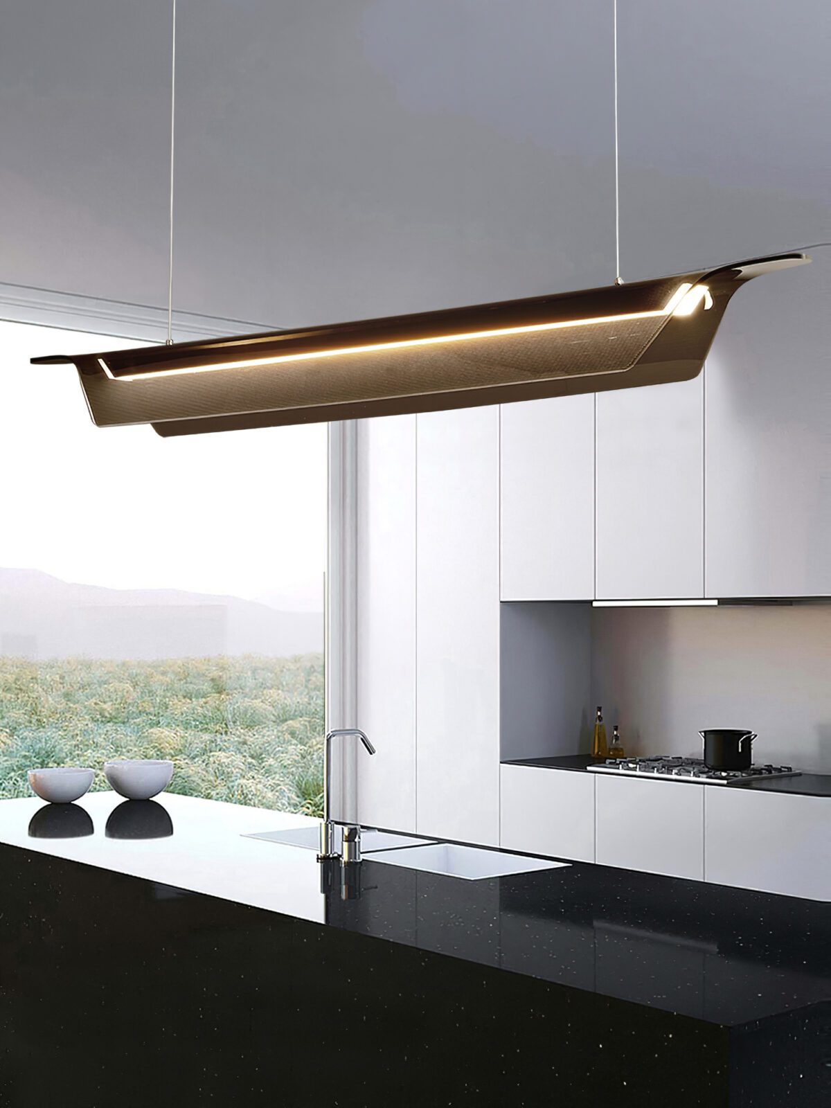 Owalo LED Linear Suspension