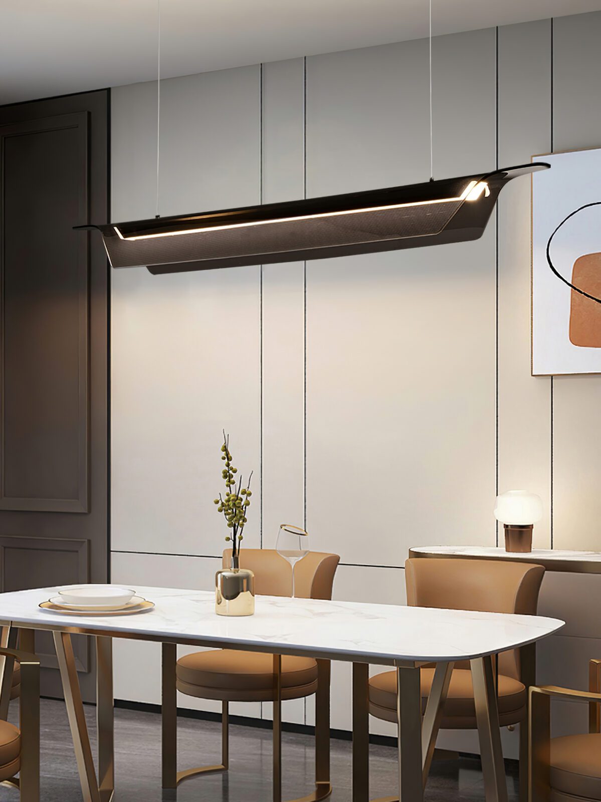Owalo LED Linear Suspension