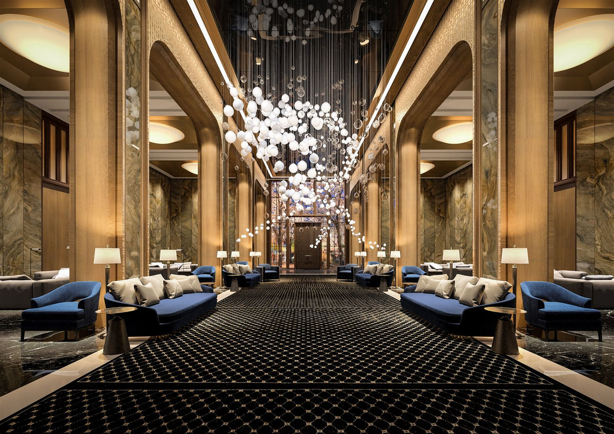 Breath of Light Modern Crystal Chandelier for Dining Room and Hotel