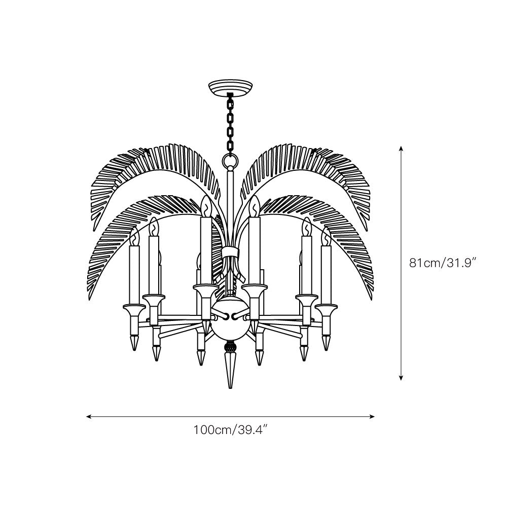 palm-frond-chandelier
