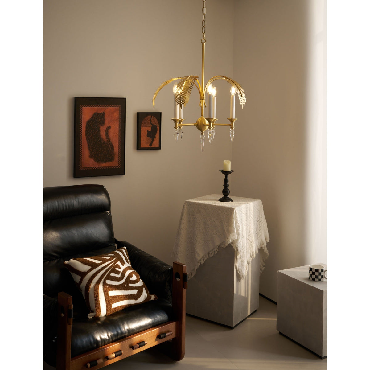 palm-frond-chandelier