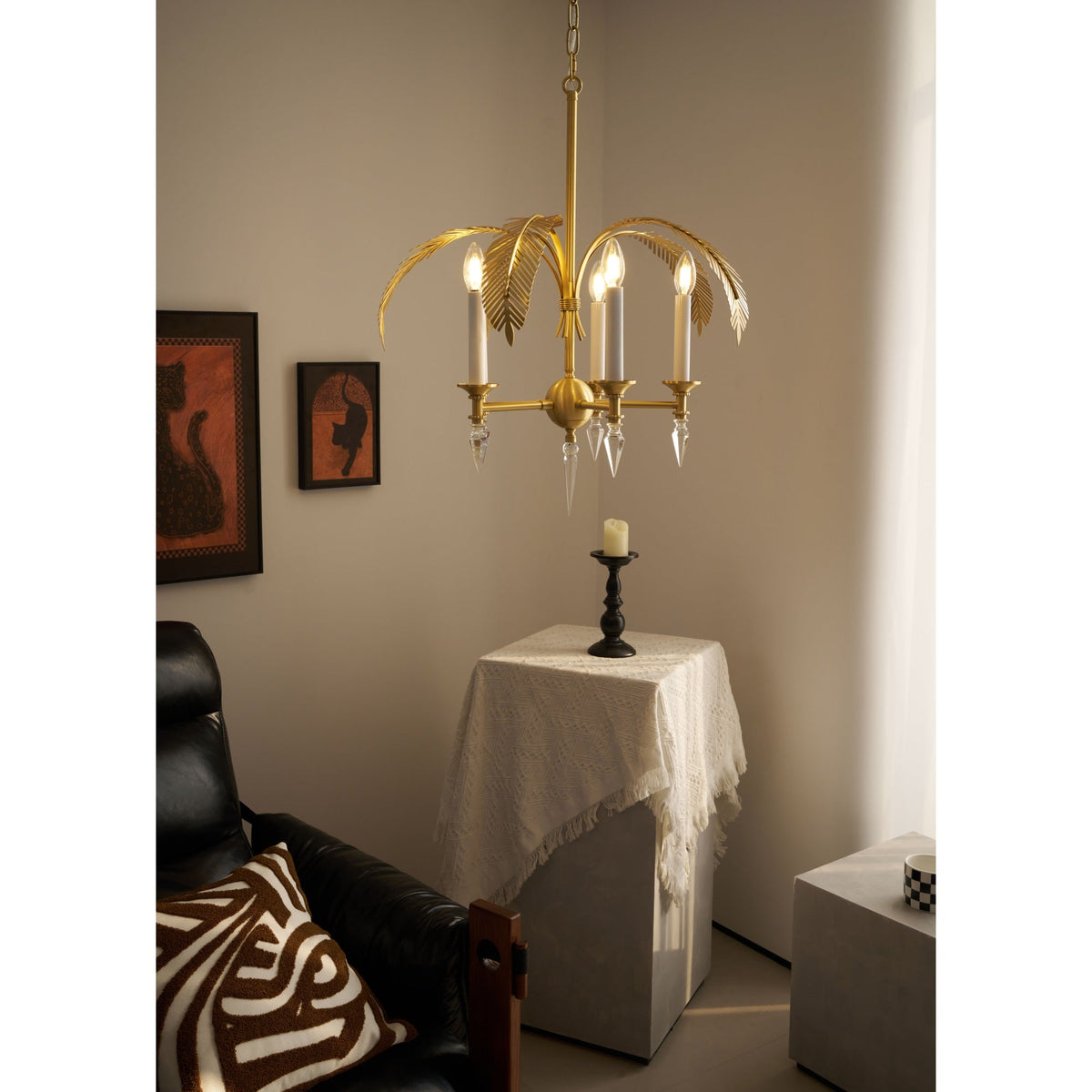 palm-frond-chandelier