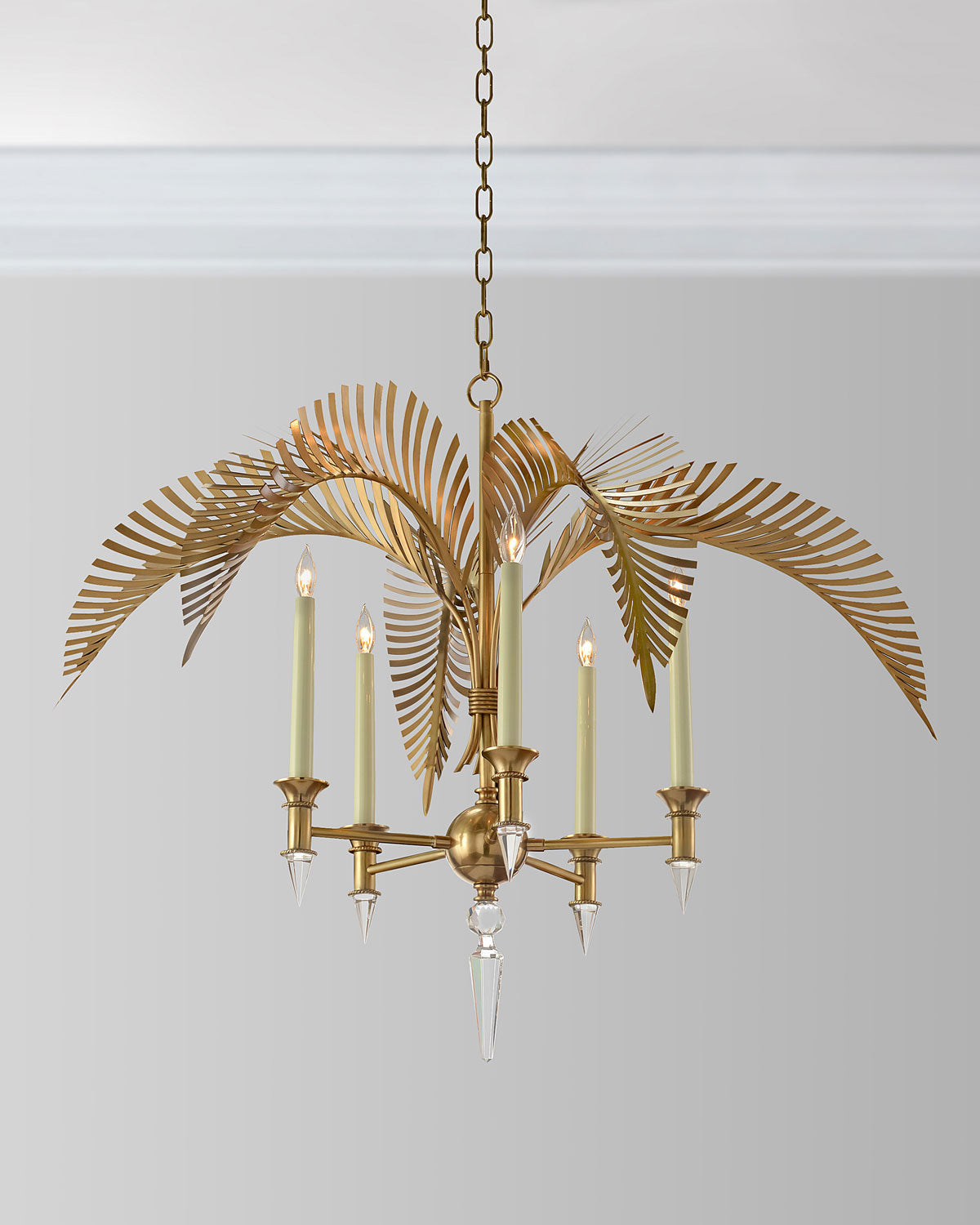 palm-frond-chandelier