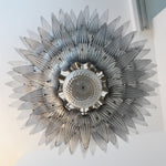 Palm Grove Glass Chandelier – Handcrafted Murano-Style Pendant Light for Dining & Living Rooms