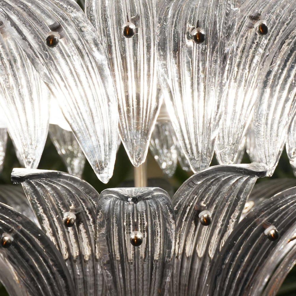 Palm Grove Glass Chandelier – Handcrafted Murano-Style Pendant Light for Dining & Living Rooms