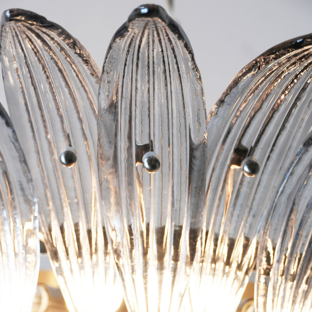 Palm Grove Glass Chandelier – Handcrafted Murano-Style Pendant Light for Dining & Living Rooms