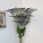 Palm Grove Glass Chandelier – Handcrafted Murano-Style Pendant Light for Dining & Living Rooms