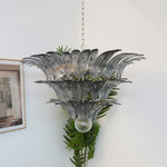 Palm Grove Glass Chandelier – Handcrafted Murano-Style Pendant Light for Dining & Living Rooms